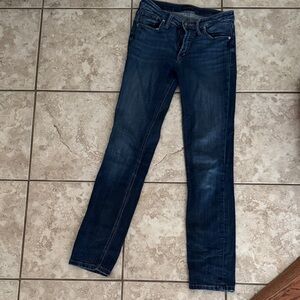 Silver Jeans Dark Blue Straight Leg Women's Jeans